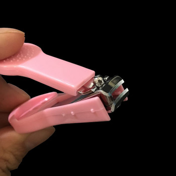 1 БР. Сладки безопасни детски бебешки нокторезачки с фиксатор за изрязване Ножички за родители и деца с пила за нокти за маникюр