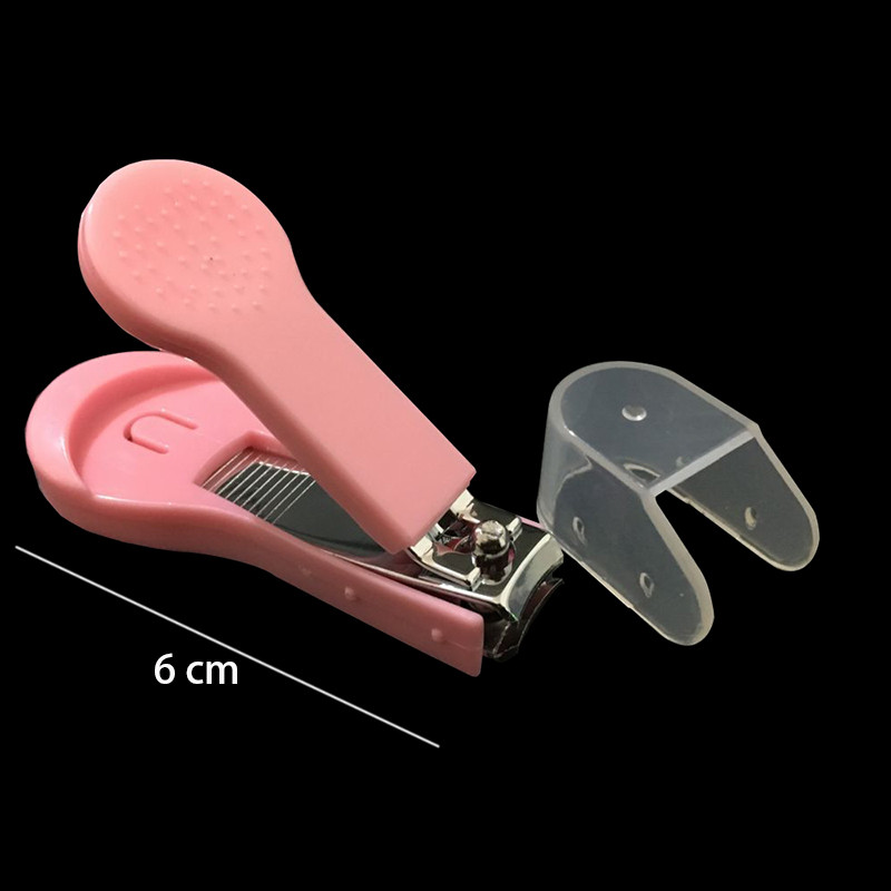 1 KOM. Simpatične sigurne dječje škarice za nokte s hvatačem za štipaljke Škare za nokte za roditelje i djecu s manikirnom rašpicom za nokte