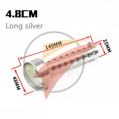 35mm/42mm/45mm/48mm/60mm mootorratta väljalaske summuti DB Killer summuti raua eemaldaja heli reguleeritav universaalne deflektori sisestus