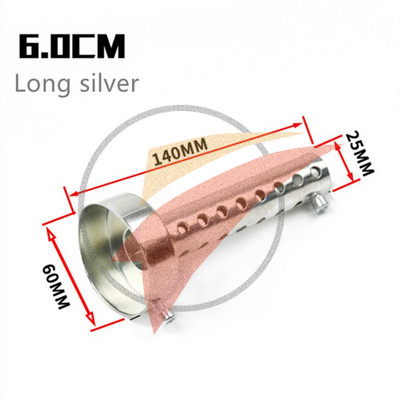 35mm/42mm/45mm/48mm/60mm mootorratta väljalaske summuti DB Killer summuti raua eemaldaja heli reguleeritav universaalne deflektori sisestus