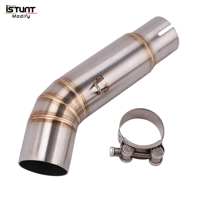 Spojna cijev srednje cijevi za SUZUKI GSX750 GSX S GSX-S 750 BK750 Ispušni prigušivač motocikla Escape Moto Modificirana veza