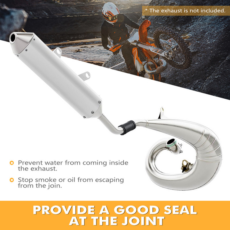 NICECNC jaoks KTM 250 300 EXC XCW TPi SX XC 2017-2022 2021 väljalasketoru summuti väljalasketoru kummitihend väljalaskeühenduse silikoontihend