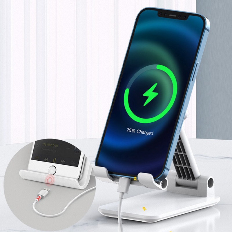 Universal επιτραπέζια βάση κινητών τηλεφώνων Ρυθμιζόμενη μεταλλική αναδιπλούμενη επιτραπέζια βάση κινητού τηλεφώνου για tablet Iphone Xiaomi Ipad