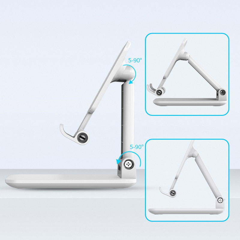 Universal επιτραπέζια βάση κινητών τηλεφώνων Ρυθμιζόμενη μεταλλική αναδιπλούμενη επιτραπέζια βάση κινητού τηλεφώνου για tablet Iphone Xiaomi Ipad