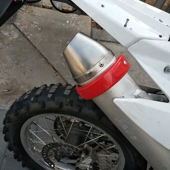 Δακτύλιος προστασίας από πτώση σωλήνα εξάτμισης μοτοσικλέτας Προστατευτικό καουτσούκ για TIGER 1050/SPORT 800/XC/XCX/XR 1200 EXPLORER