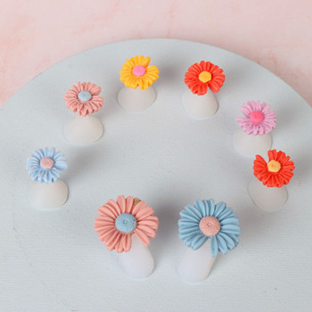 8 τμχ Διαχωριστικό νυχιών σιλικόνης Διαιρέτης ποδιών Daisy Flower Charming Design Form Salon Manicure Pedicure Care Nail Art
