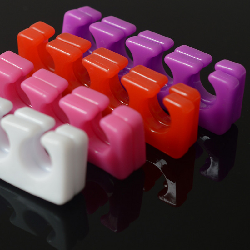 STZ 2vnt Minkštas silikoninis nagų dailės pirštų atskyrikliai, plaunamas pirštų pėdų daliklis laikiklis UV gelinis lakavimas tapyba pedikiūras manikiūras #361