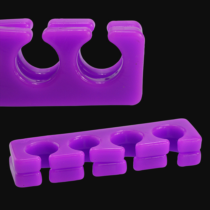 STZ 2vnt Minkštas silikoninis nagų dailės pirštų atskyrikliai, plaunamas pirštų pėdų daliklis laikiklis UV gelinis lakavimas tapyba pedikiūras manikiūras #361