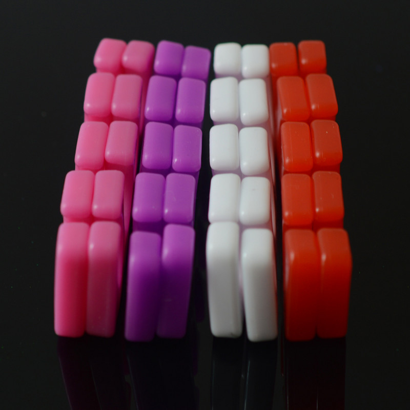 STZ 2vnt Minkštas silikoninis nagų dailės pirštų atskyrikliai, plaunamas pirštų pėdų daliklis laikiklis UV gelinis lakavimas tapyba pedikiūras manikiūras #361