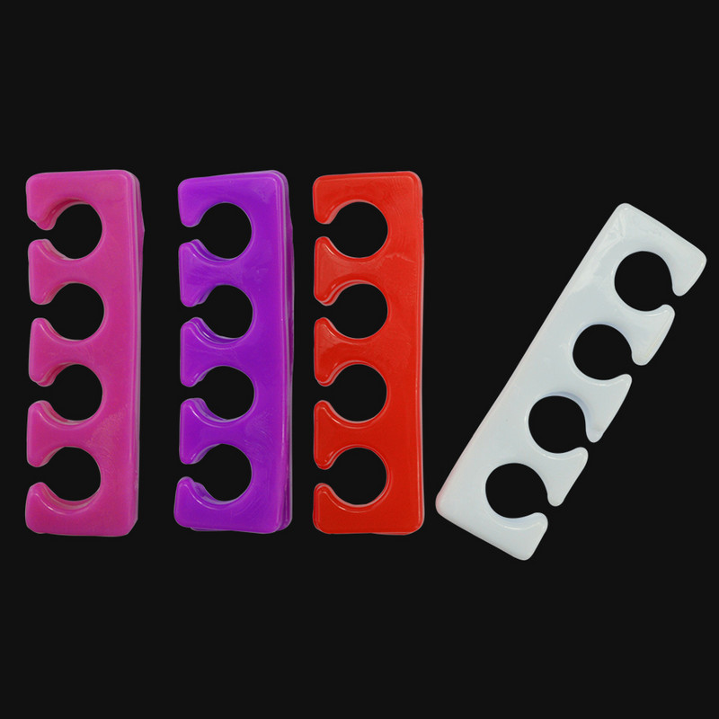 STZ 2vnt Minkštas silikoninis nagų dailės pirštų atskyrikliai, plaunamas pirštų pėdų daliklis laikiklis UV gelinis lakavimas tapyba pedikiūras manikiūras #361