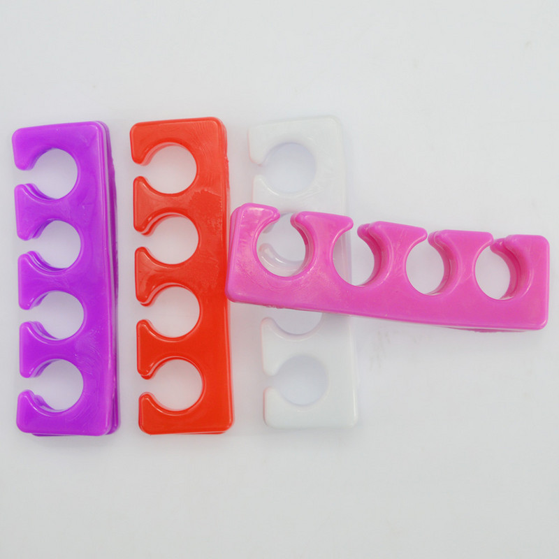 STZ 2vnt Minkštas silikoninis nagų dailės pirštų atskyrikliai, plaunamas pirštų pėdų daliklis laikiklis UV gelinis lakavimas tapyba pedikiūras manikiūras #361