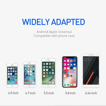Βάση στήριξης κινητού τηλεφώνου αυτοκινήτου γενικής χρήσης Βάση στήριξης εξαερισμού για iPhone X 11 Samsung Huawei 360 Rotation Car Smartphone