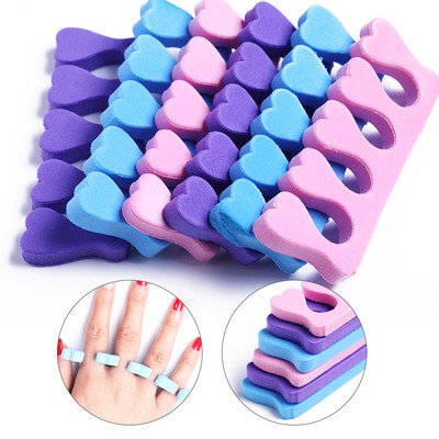 Ένα ζευγάρι Professional Soft Foams Cotton Singer Toe Separators Nail Manicuring Foots Sponge Soft Gel UV Tools Manicure Pedicure