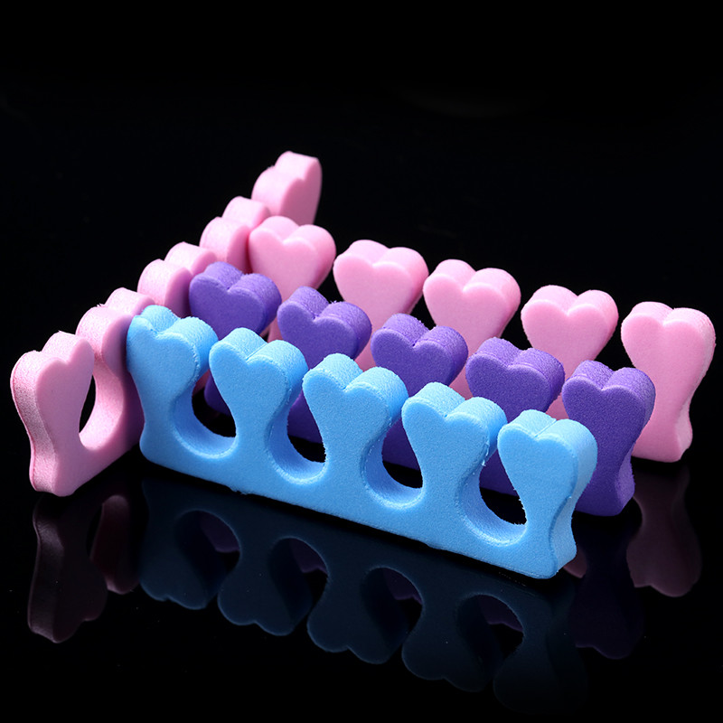 A Pair Profesionalios Minkštos Putos Medvilnė Pirštų kojų pirštų atskyrikliai Nagų priežiūra Pėdų Kempinėlė Minkšta Gelis UV Įrankiai Manikiūras Pedikiūras