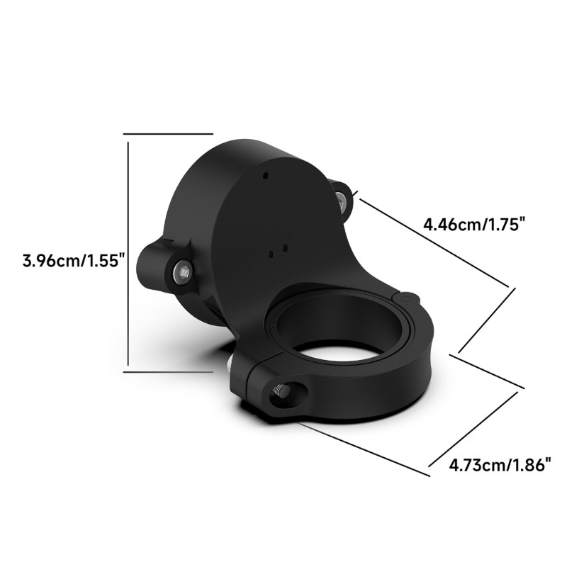 Suport extins pentru tijă de bicicletă pentru lampă pentru bicicletă Suport pentru faruri Suport computer pentru Garmin Edge 540/840/530/1040/explore 2/RVR315