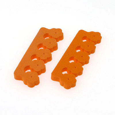 2 vnt./1 pora Nauji mieli saldainio spalvos Eva kojų pirštų skirstytuvas pirštų skirstytuvas medvilnės nagų įrankio priedai