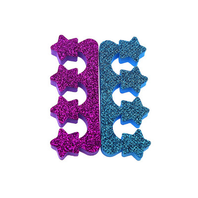 2 vnt./1 pora Nauji mieli saldainio spalvos Eva kojų pirštų skirstytuvas pirštų skirstytuvas medvilnės nagų įrankio priedai