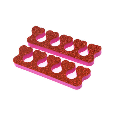 2 vnt./1 pora Nauji mieli saldainio spalvos Eva kojų pirštų skirstytuvas pirštų skirstytuvas medvilnės nagų įrankio priedai