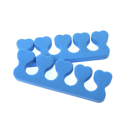 2 vnt./1 pora Nauji mieli saldainio spalvos Eva kojų pirštų skirstytuvas pirštų skirstytuvas medvilnės nagų įrankio priedai