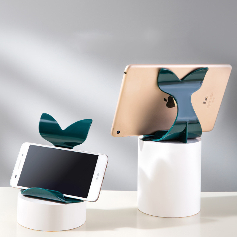 Επιτραπέζιο στήριγμα τηλεφώνου Whale Creative Universal Cartoon βραχίονα δάπεδο Μίνι φορητό μικρό διακοσμητικό πλαίσιο Lazy Flat πλαίσιο στήριξης