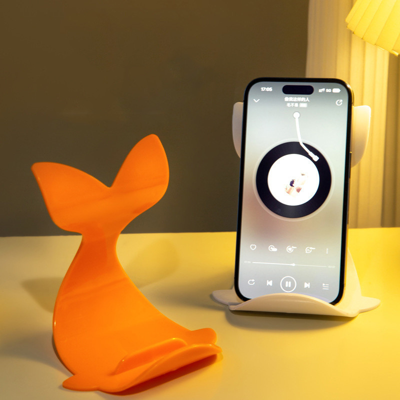 Επιτραπέζιο στήριγμα τηλεφώνου Whale Creative Universal Cartoon βραχίονα δάπεδο Μίνι φορητό μικρό διακοσμητικό πλαίσιο Lazy Flat πλαίσιο στήριξης