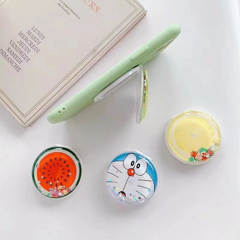 Internet Celebrity Quicksand Oglindă de machiaj Suport pentru telefon mobil Suport Leneș de birou Anti cădere Multifuncțional Suport Cadru Tide