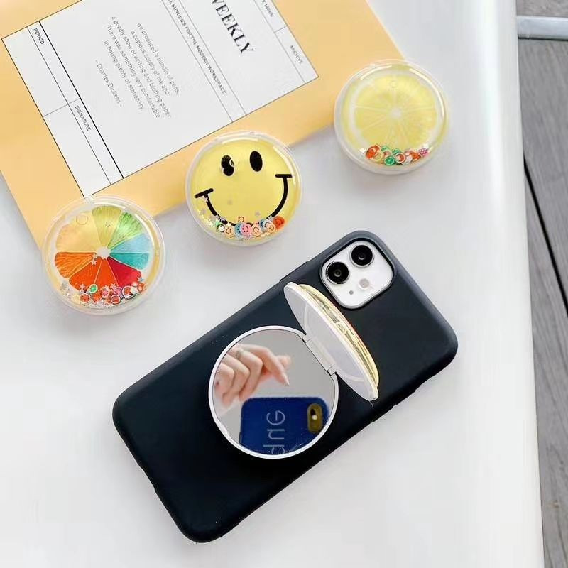 Internet Celebrity Quicksand Oglindă de machiaj Suport pentru telefon mobil Suport Leneș de birou Anti cădere Multifuncțional Suport Cadru Tide