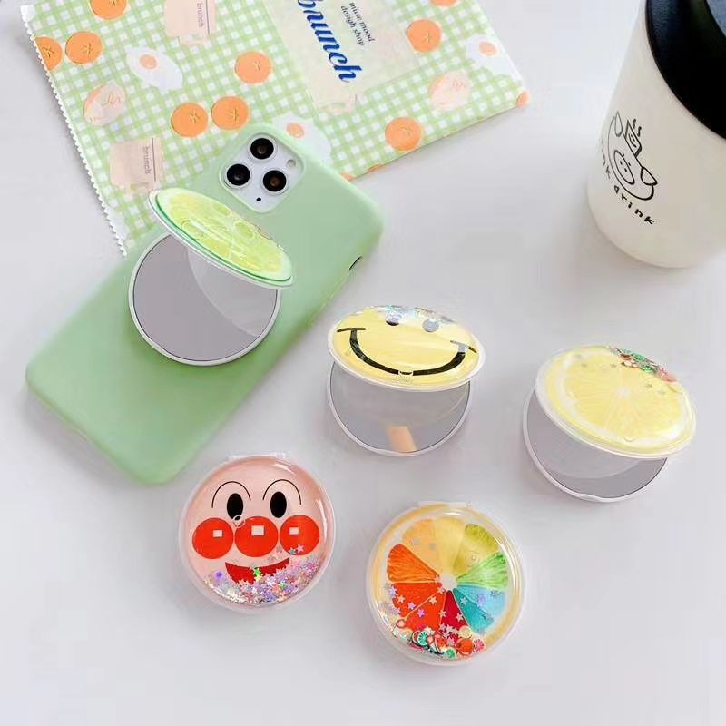 Internet Celebrity Quicksand Oglindă de machiaj Suport pentru telefon mobil Suport Leneș de birou Anti cădere Multifuncțional Suport Cadru Tide