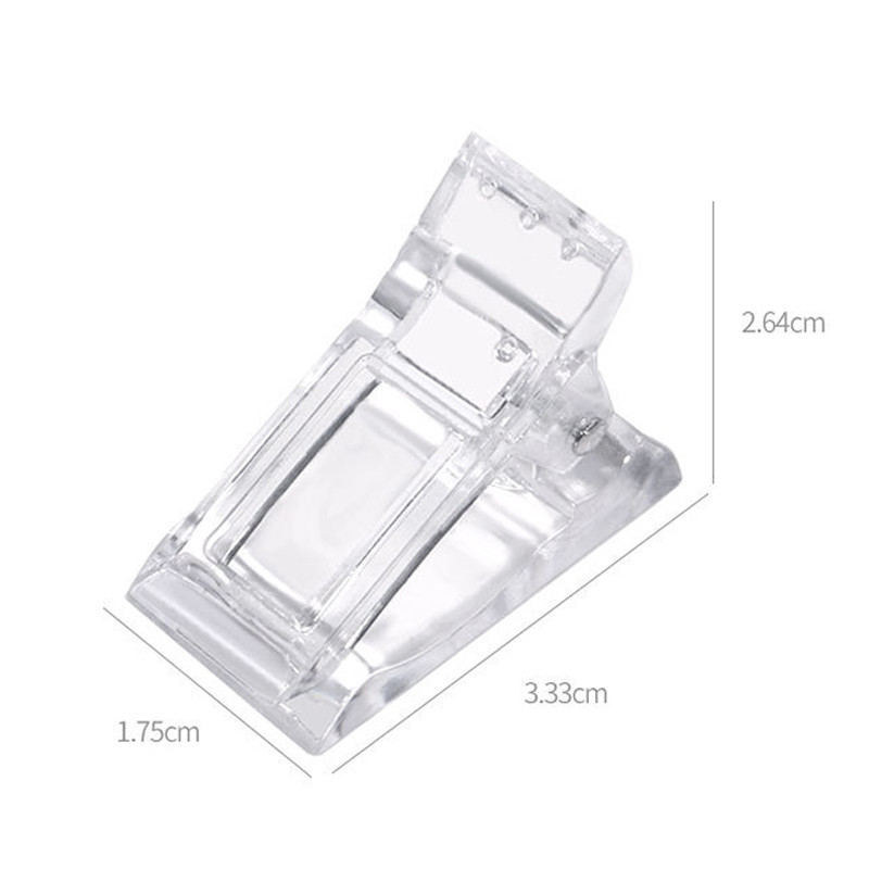 Läbipaistev akrüülküüneklamber 5/10 tk Kiiresti ehitavad näpunäited Klambrid sõrmeküüne geellaki pikendus UV-lambid maniküüri kunstitööriistad