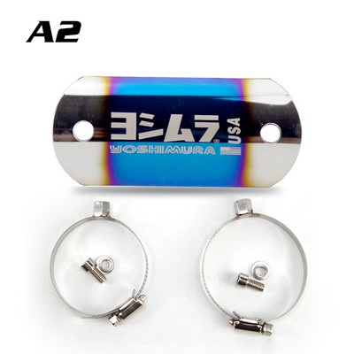 40–63 mm motociklo išmetimo vamzdžio šilumos skydo dangčio apsauga, apsauga nuo nuplikimo, skirta CBR500 Z900 MT07 RC390 R3 GSXR750 FZ1N