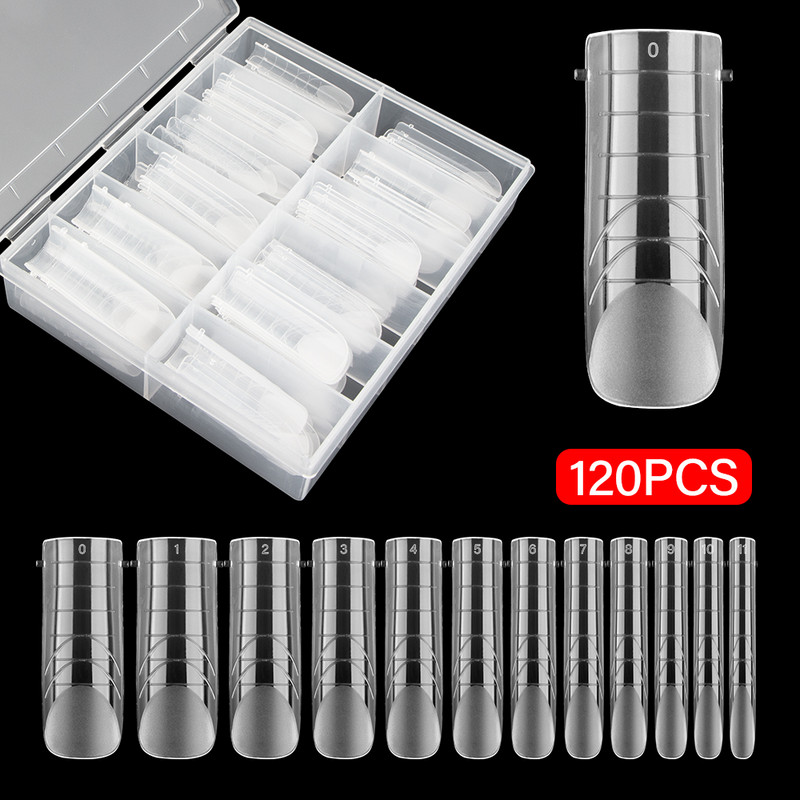 Dvostruki oblici Savjeti Kalup za brzo ugradnju Sustav noktiju Puno pokrivanje Savjeti Obrasci za produljenje noktiju Gornji kalupi za ugradnju oblika