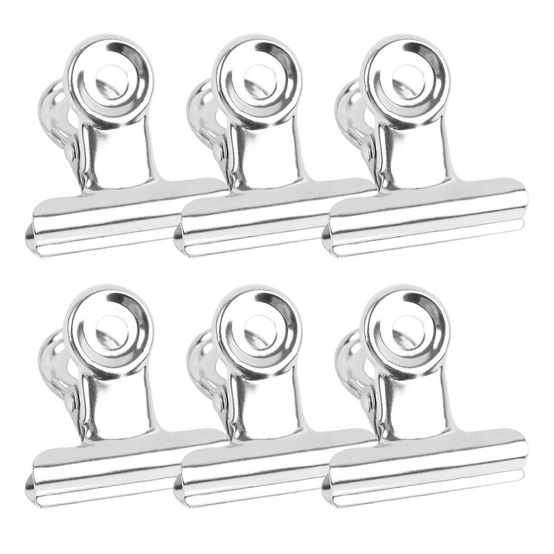 6/12 komada srebrne C zakrivljene kopče za nokte od nehrđajućeg čelika s akrilnim gelom Nail Art savjeti za ekstenzije Stezaljke za francusku manikuru