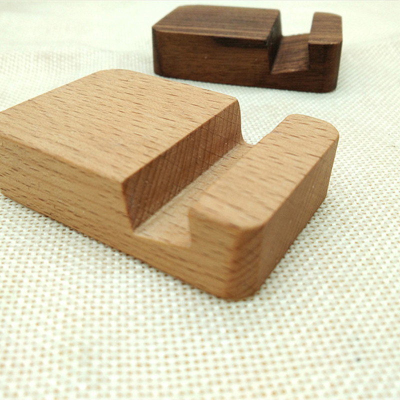 Universal Fashionable Design Stand Stand Φορητή Υλικά από ξύλο υψηλής ποιότητας για κινητό τηλέφωνο Tablet Pc E-reader Ανθεκτικό