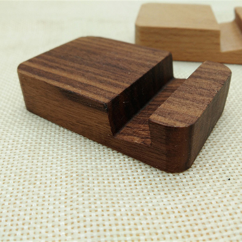 Universal Fashionable Design Stand Stand Φορητή Υλικά από ξύλο υψηλής ποιότητας για κινητό τηλέφωνο Tablet Pc E-reader Ανθεκτικό