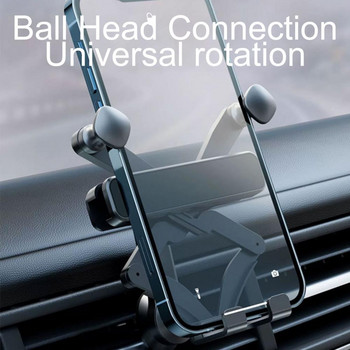Стойки за държачи за мобилни телефони Регулируеми на 360 градуса Сигурно монтиране на вашия телефон върху отвор за въздух в автомобила Здрава стойка за мобилен телефон за кола