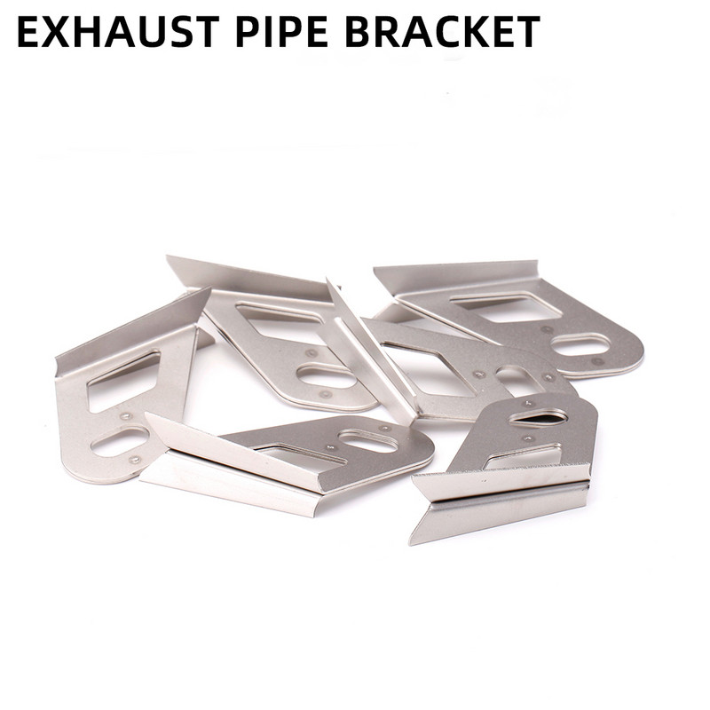 Στήριγμα σφιγκτήρα στερέωσης σιγαστήρα σιγαστήρα τύπου Ζ διαφόρων μεγεθών για σωλήνα σιγαστήρα εξάτμισης μοτοσικλέτας