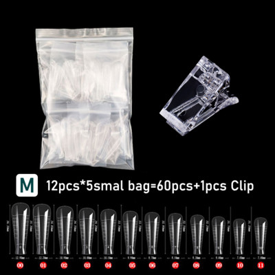 120/60 KOM. Umjetnički alati za oblikovanje noktiju za UV gel Brza izgradnja Obrasci za nadogradnju Gornji kalupi Dvostruki oblici Gornji oblici za kalupe za nokte