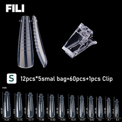 120/60 KOM. Umjetnički alati za oblikovanje noktiju za UV gel Brza izgradnja Obrasci za nadogradnju Gornji kalupi Dvostruki oblici Gornji oblici za kalupe za nokte