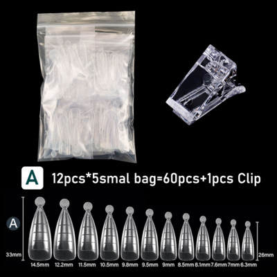 120/60 KOM. Umjetnički alati za oblikovanje noktiju za UV gel Brza izgradnja Obrasci za nadogradnju Gornji kalupi Dvostruki oblici Gornji oblici za kalupe za nokte