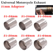 51 mm kuni 52 mm 54 mm 56 mm 58 mm 62 mm mootorratta Yoshimura väljalasketoru muunduri adapteri ühenduslüli toru toru reduktor 60 mm summuti võistlus