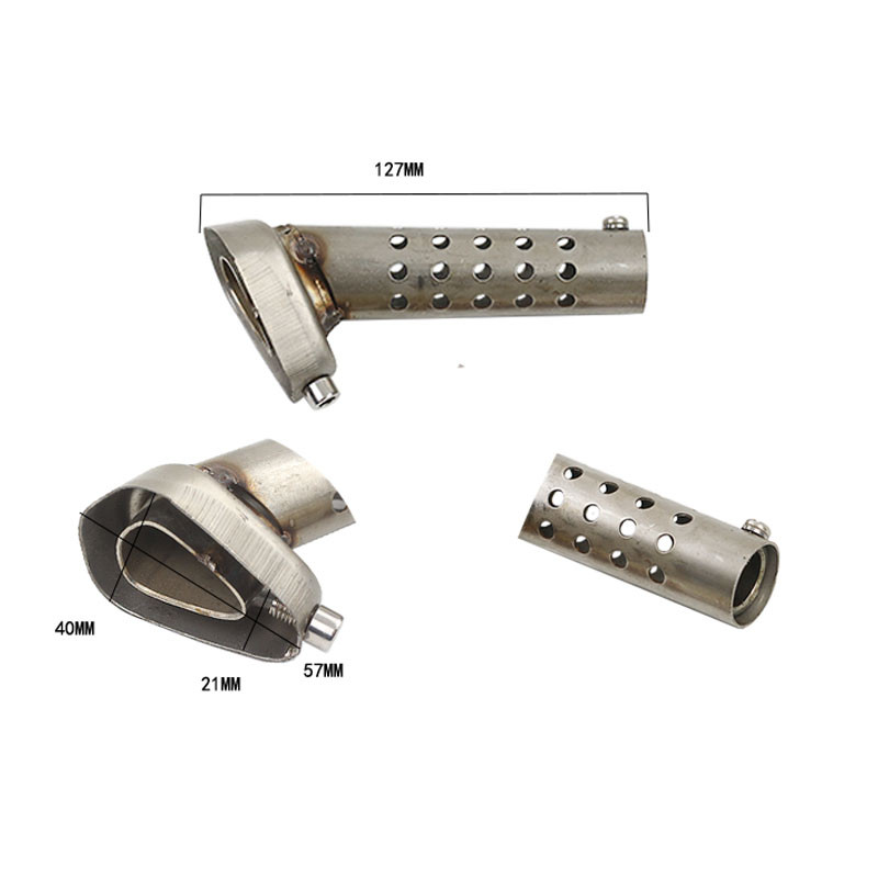 Motociklo išmetimo duslintuvas Reguliuojamas DB Killer duslintuvas Triukšmo pašalinimas 48/57mm, skirtas visureigiui MF010