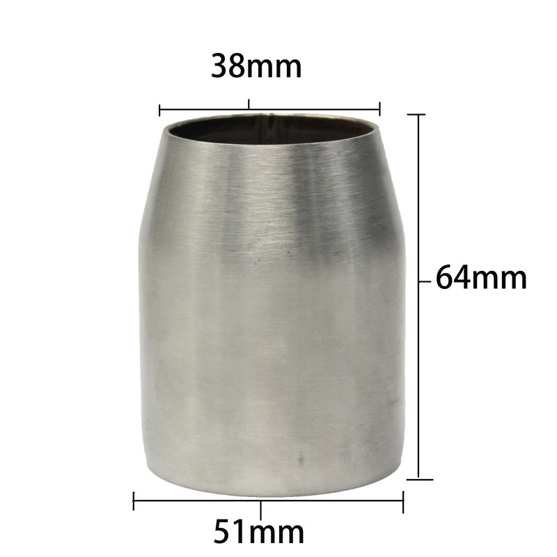 Βύσμα σύνδεσης προσαρμογέα εξάτμισης 60 mm έως 51 mm Σωλήνας σύνδεσης για προσαρμογέα εξάτμισης 60 mm 51-38 mm CB400 ZRX400 Connector