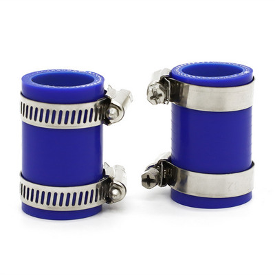 Pack-2 pentru Yamaha Banshee 87-06 Colieri de țeavă de eșapament Negru Se potrivește toți anii din fabrică Toomey FMF PC