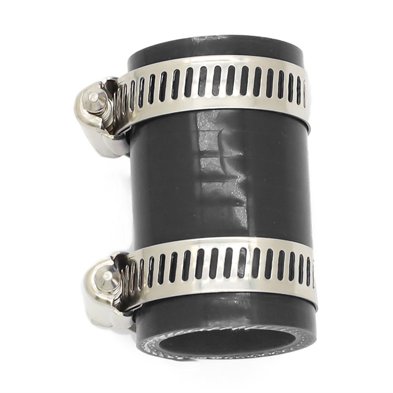 Pack-2 pentru Yamaha Banshee 87-06 Colieri de țeavă de eșapament Negru Se potrivește toți anii din fabrică Toomey FMF PC