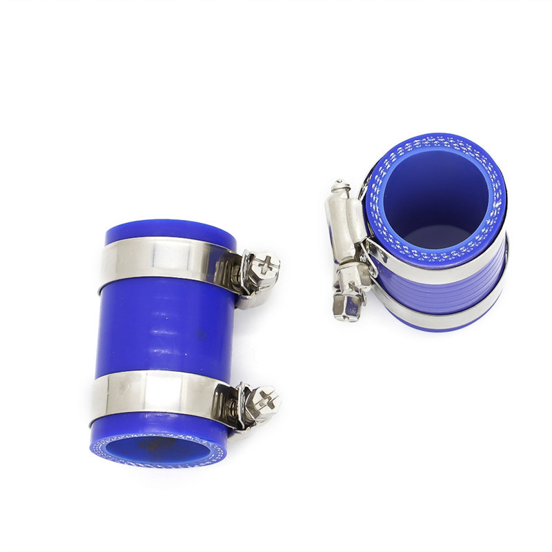 Pack-2 pentru Yamaha Banshee 87-06 Colieri de țeavă de eșapament Negru Se potrivește toți anii din fabrică Toomey FMF PC