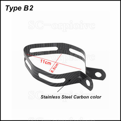 Ανοξείδωτο στήριγμα από ανοξείδωτο χάλυβα Σφιγκτήρας κρεμάστρα σταθερού δακτυλίου Βάση στήριξης για σιγαστήρα σωλήνα εξάτμισης μοτοσυκλέτας