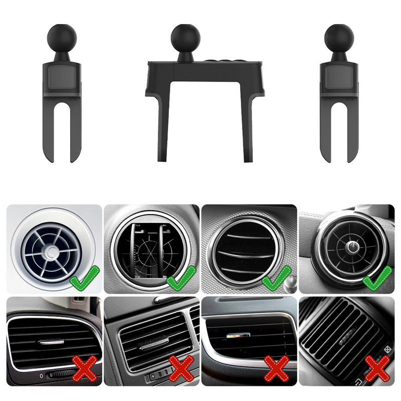 Suport GPS rotund universal Suport gravitațional cu rotație de 360 de grade Accesorii auto Suport încărcător multifuncțional