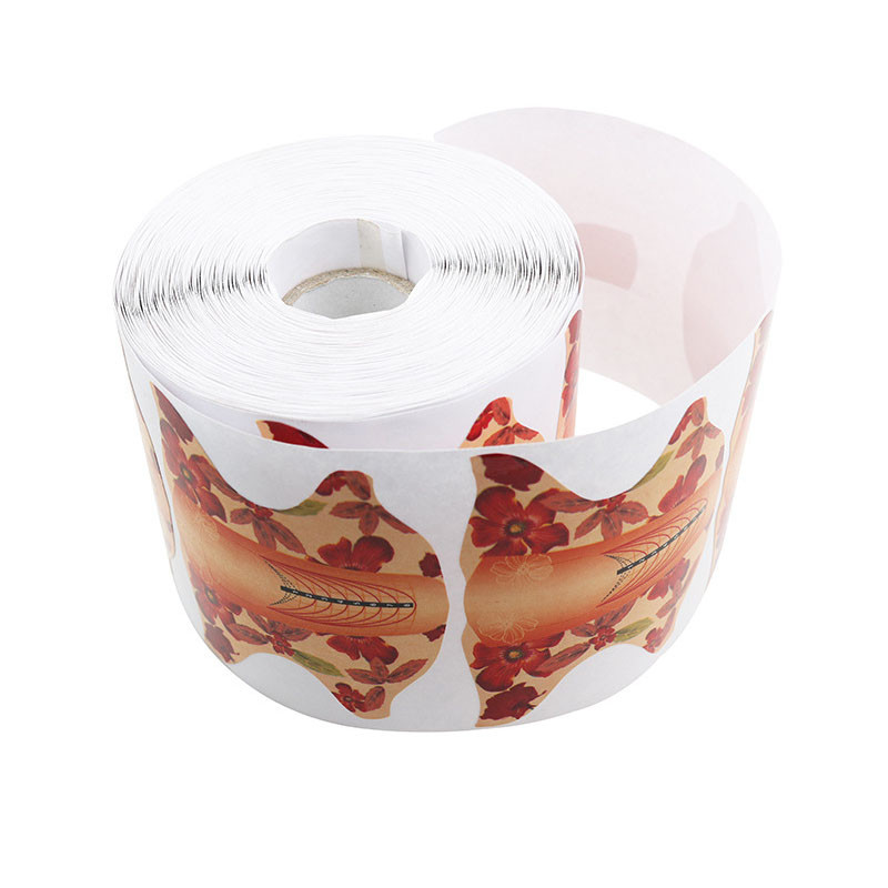 10pcs/100pcs Nail Art Γαλλικό χαρτί UV Gel Tips Extension Builder Form Form Guide Stencil Tool Manicure