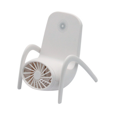 Mini vasaros telefono laikiklio ventiliatoriai USB įkraunamas nešiojamas rankinis aušinimo ventiliatorius, skirtas namų biurui Nutildyti stalinio kompiuterio ventiliatorių su kvėpuojančia šviesa