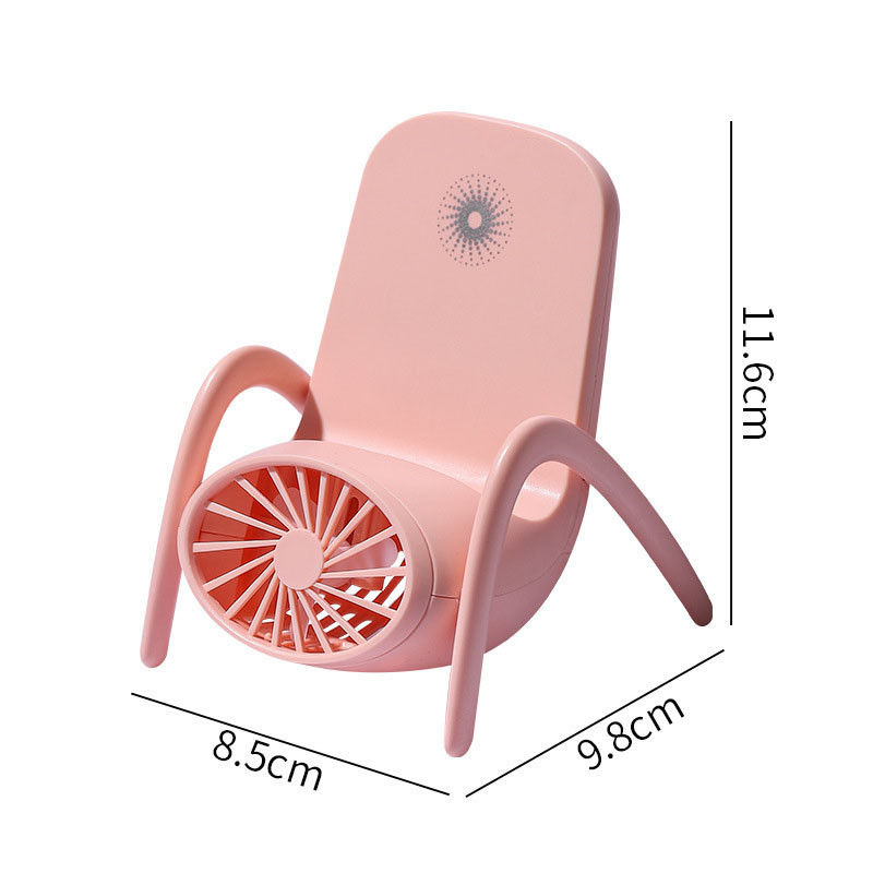 Mini vasaros telefono laikiklio ventiliatoriai USB įkraunamas nešiojamas rankinis aušinimo ventiliatorius, skirtas namų biurui Nutildyti stalinio kompiuterio ventiliatorių su kvėpuojančia šviesa